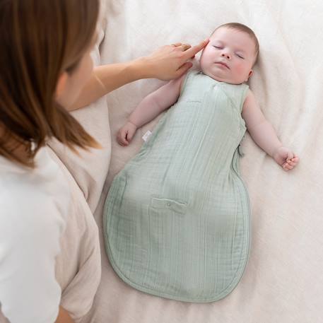 Gigoteuse sans manches été  - tog 0.5 swaddle Amande+Atlantide+Pumpkin+Rosa 3 - vertbaudet enfant 