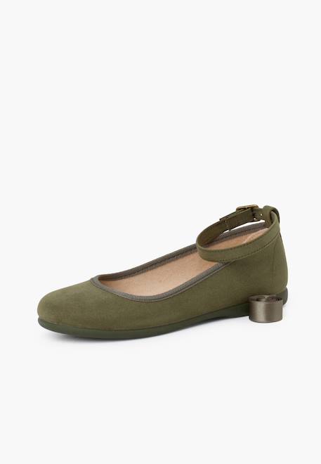 Ballerines pour fille et femme avec rubans en satin et bride Beige+Bleu de france+Bleu marine+Bleu pastel+Gris foncé+Gris perle+Olive verte+Rose claire+Sable+Taupe+Vert pastel 35 - vertbaudet enfant 