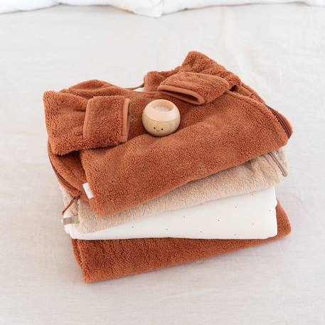 Gigoteuse avec moufles hiver  - tog 2.5 chaud tout doux Blush+Grizou+Lunar+Marshmallow+Natural+Noisette+Pudding+Sesame+Stone+Vintage 32 - vertbaudet enfant 