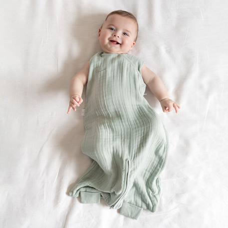 Gigoteuse jambes séparables été  - tog 0.5 swaddle Amande+Pumpkin+Rosa 5 - vertbaudet enfant 