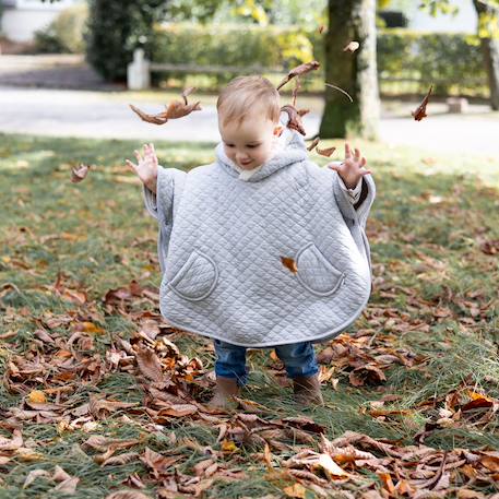 Poncho de voyage - dehors bien au chaud Beige+Brick+Green+Lunar+Mix grey+Stone+Vintage 25 - vertbaudet enfant 