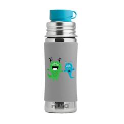 Puériculture-Repas-Gourde sport en inox 325 ml - monster