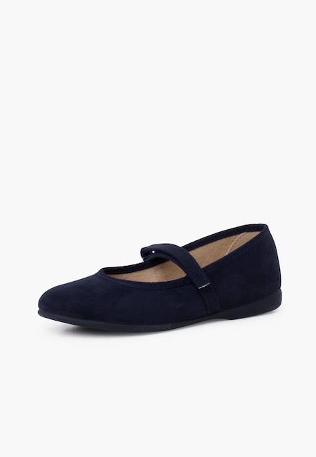 Chaussures fille en serratex avec à scratch Bleu azur+Bleu marine+Noir+Rose+Rouge+Vert 8 - vertbaudet enfant 