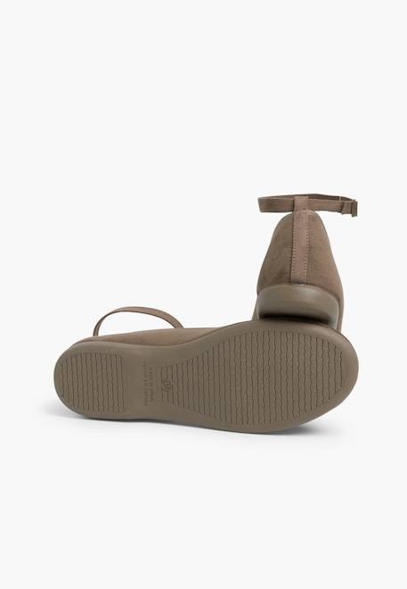 Ballerines pour fille et femme avec rubans en satin et bride Beige+Bleu de france+Bleu marine+Bleu pastel+Gris foncé+Gris perle+Olive verte+Rose claire+Sable+Taupe+Vert pastel 53 - vertbaudet enfant 