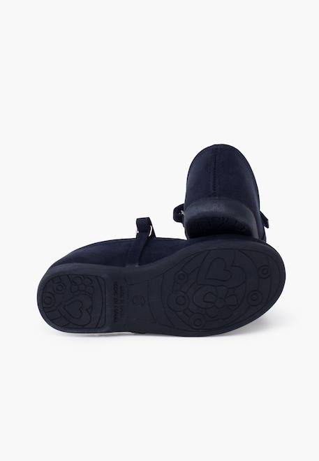 Chaussures fille en serratex avec à scratch Bleu azur+Bleu marine+Noir+Rose+Rouge+Vert 9 - vertbaudet enfant 