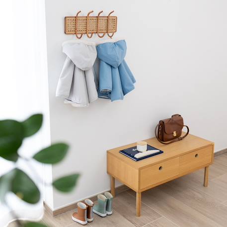 Poncho de voyage - au chaud sous la pluie Carmin+Choco+Green+Hibiscus+Horizon+Jaune+Natural+Navy+Neutral+Plum 54 - vertbaudet enfant 