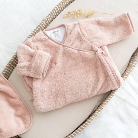 Gigoteuse avec moufles hiver  - tog 2.5 chaud tout doux Blush+Grizou+Lunar+Marshmallow+Natural+Noisette+Pudding+Sesame+Stone+Vintage 5 - vertbaudet enfant 