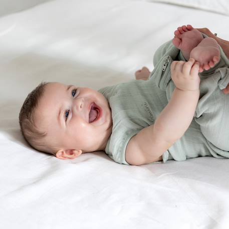 Gigoteuse jambes séparables été  - tog 0.5 swaddle Amande+Pumpkin+Rosa 3 - vertbaudet enfant 
