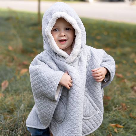 Poncho de voyage - dehors bien au chaud Beige+Brick+Green+Lunar+Mix grey+Stone+Vintage 26 - vertbaudet enfant 
