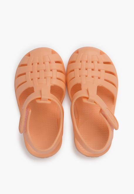 Sandales plage enfants couleurs pastel fermeture scratch Abricot+Ivoire+Menthe+Moutarde+Océan+Rose pâle+Sable+Vanille+Vert 5 - vertbaudet enfant 
