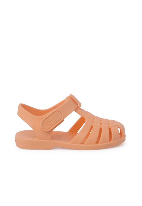 Sandales plage enfants couleurs pastel fermeture scratch Abricot+Ivoire+Menthe+Moutarde+Océan+Rose pâle+Sable+Vanille+Vert 1 - vertbaudet enfant 