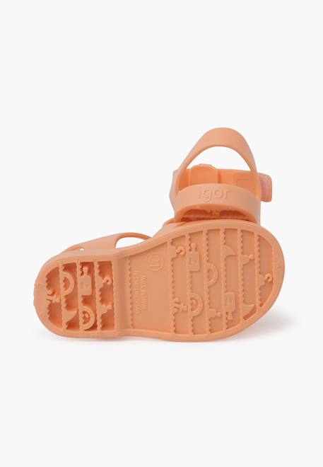 Sandales plage enfants couleurs pastel fermeture scratch Abricot+Ivoire+Menthe+Moutarde+Océan+Rose pâle+Sable+Vanille+Vert 3 - vertbaudet enfant 