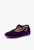 Chaussures babies fille en velours fermeture à boucle Bleu azur+Bleu marine+Bordeaux+Byzantin+Gris+Marron+Noir+Rose pâle+Rouge+Vert 20 - vertbaudet enfant 
