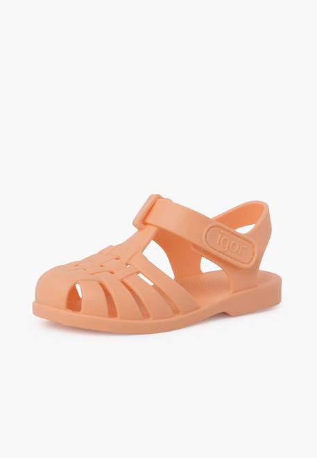 Sandales plage enfants couleurs pastel fermeture scratch Abricot+Ivoire+Menthe+Moutarde+Océan+Rose pâle+Sable+Vanille+Vert 2 - vertbaudet enfant 