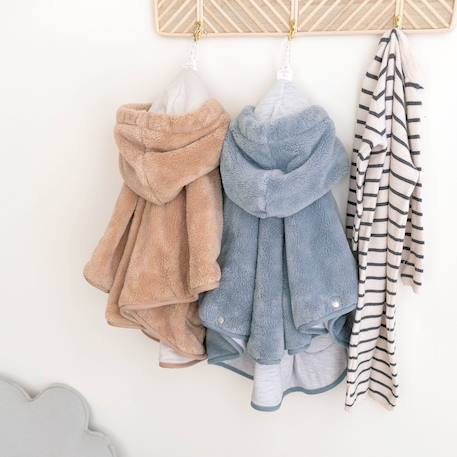 Poncho de voyage - moelleux douceur Blush+Grizou+Lunar+Natural+Noisette+Sauge+Stone+Turquoise 40 - vertbaudet enfant 