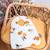 Bavoir en coton clem Clem, orange, vert 2 - vertbaudet enfant 