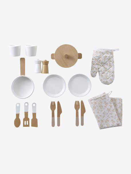 Cuisine d'angle avec accessoires en bois FSC® blanc 14 - vertbaudet enfant 