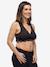 Soutien-gorge cache-coeur de grossesse et d'allaitement en coton bio Noir 3 - vertbaudet enfant 