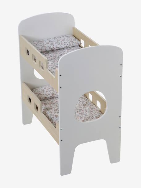 Lit superposé poupon en bois FSC® blanc 4 - vertbaudet enfant 