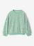 Sweat fille à sequins turquoise 3 - vertbaudet enfant 