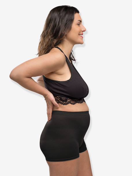 Soutien-gorge cache-coeur de grossesse et d'allaitement en coton bio Noir 9 - vertbaudet enfant 