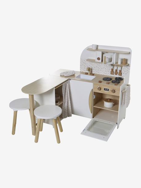 Cuisine d'angle avec accessoires en bois FSC® blanc 8 - vertbaudet enfant 
