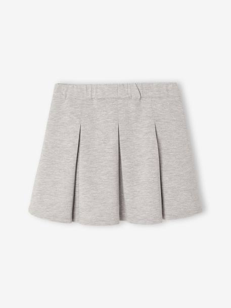 Jupe plissée enfilage facile fille gris+marine 2 - vertbaudet enfant 