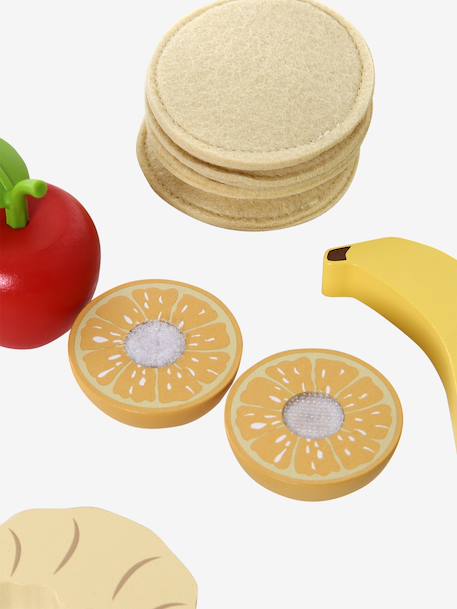Grand set du petit-déjeuner en feutrine et bois FSC® bois 4 - vertbaudet enfant 