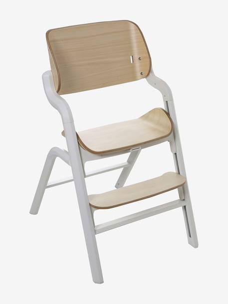 Chaise haute évolutive WOODYNEST beige 4 - vertbaudet enfant 