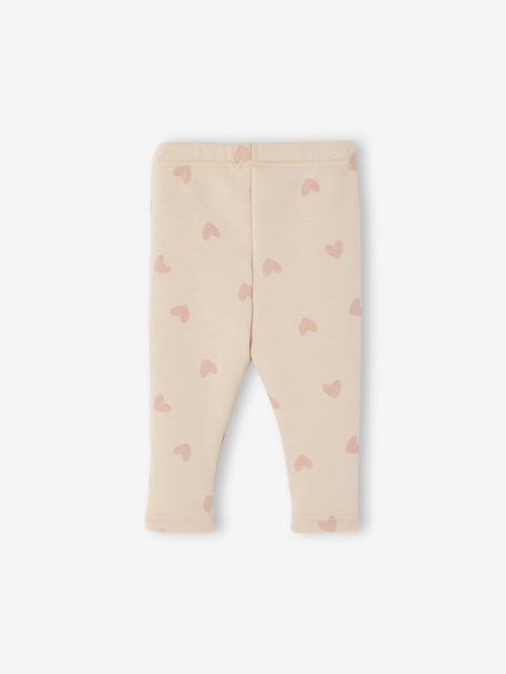 Legging bébé doublé en maille polaire bleu nuit+rose poudré 5 - vertbaudet enfant 