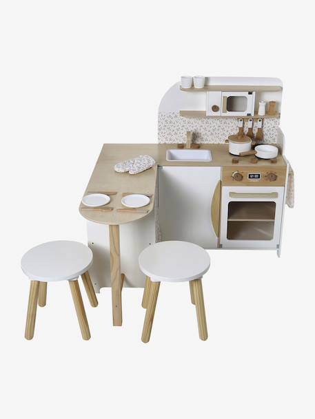 Cuisine d'angle avec accessoires en bois FSC® blanc 6 - vertbaudet enfant 