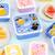 Lot de 4 boîtes à goûter Bleu, noir, jaune 5 - vertbaudet enfant 