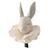 Trophée mural lapin flora en lin – décoration chambre bébé enfant Beige, flora+Beige, marron 1 - vertbaudet enfant 
