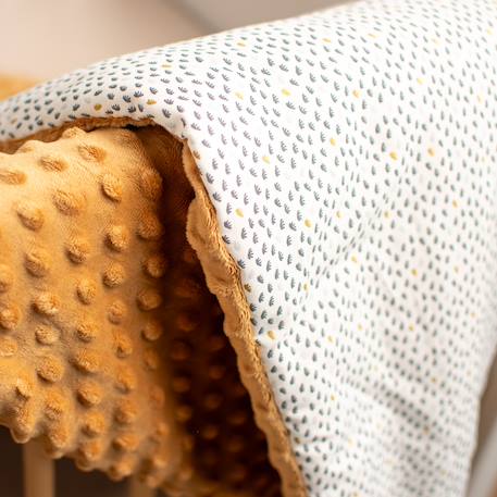 Couverture réversible en minky lior Lior, camel 3 - vertbaudet enfant 