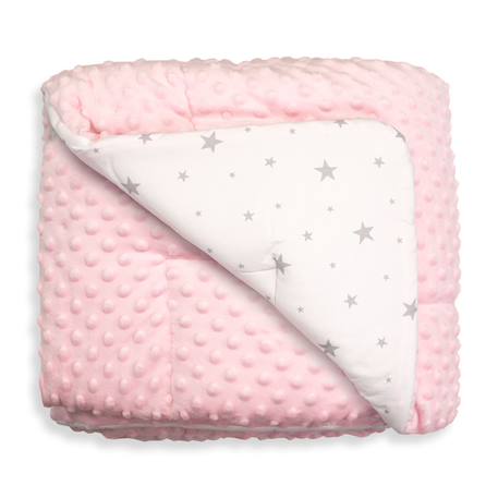 Couverture réversible et ultra douce stella Bleu+Gris+Rose 9 - vertbaudet enfant 