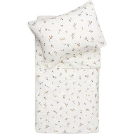Housse de couette + taie d'oreiller Beige, orange, vert+Blanc, rose, bleu+Bleu, blanc+Ecru, jaune, gris 13 - vertbaudet enfant 