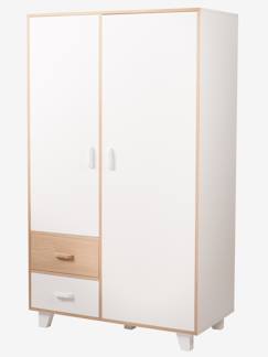 Chambre et rangement-Armoire 2 portes + 2 tiroirs LIGNE HOPLA