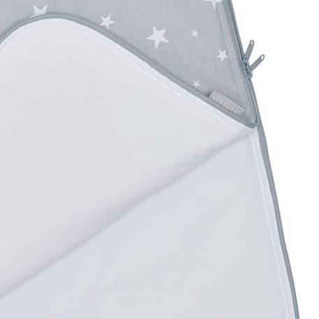 Gigoteuse turbulette en coton stella Stella, imprimé étoiles blanc+Stella, imprimé étoiles blanc, gris 8 - vertbaudet enfant 