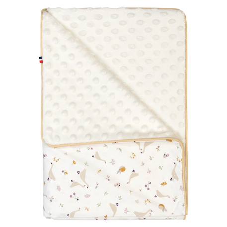 Couverture légère en minky sidonia Sidonia, beige, écru, blanc 1 - vertbaudet enfant 