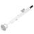 Attache tétine  en coton stella Stella, imprimé étoiles blanc, gris 1 - vertbaudet enfant 