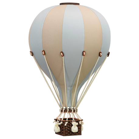 Montgolfière décorative - taille l Beige blanc+Beige et bleu+Eucalyptus+Gris clair+Rose / blanc 7 - vertbaudet enfant 