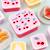 Lot de 4 boîtes à goûter Jaune+Kaki+Rose+Rose, rouge, violet+Vert de gris 23 - vertbaudet enfant 
