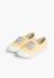 Tennis en toile avec lacets Blanc+Bleu+Gris+Jaune 23 - vertbaudet enfant 
