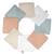 Lingettes bébé lavables en  coton 8 pièces stella Blanc+Bleu+Bleuet imprimé floral+Dinosaures, écru, vert+Écru+Eucalyptus, vert, gris+Gris clair+Melody, blanc imprimé minimaliste+Néo vintage imprimé floral, beige, blanc+Rouge+Safari, vert, gris, blanc+Sidonia, beige, écru, blanc 15 - vertbaudet enfant 