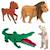 Coffret méga atlas des animaux Multicolore 2 - vertbaudet enfant 