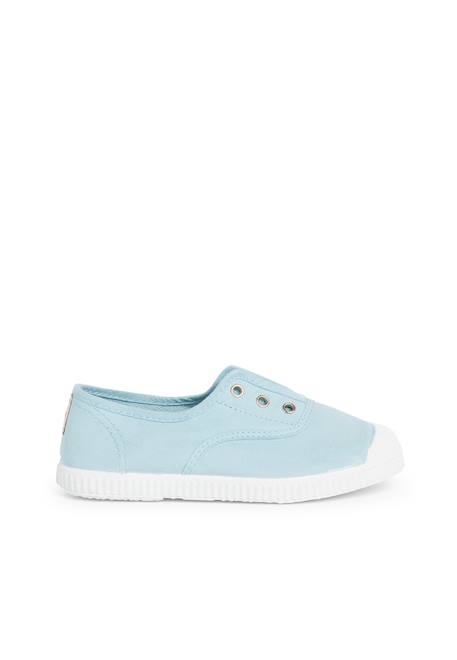 Tennis en toile avec bout caoutchouc sans lacets Aigue-marine+Anthracite+Blanc+Bleu+Bleu marine+Bleu navy+Bordeaux+Ciel clair+Gris+Jaune citron+Lavande pastel+Noir+Ocre+Rouge+Sable+Vert fougère+Vert militaire 41 - vertbaudet enfant 