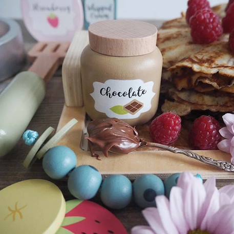 Dinette en bois - pancakes & crêpes Gris 3 - vertbaudet enfant 