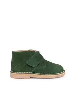 Chaussures-Suède desert boots bottines chukka à scratch pour enfants