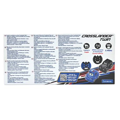 Crosslander twin – set de voiture télécommandée policier et voleur Multicolore 5 - vertbaudet enfant 