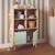 Bibliothèque enfant, 2 portes et 4 étagères Blanc+Naturel+Rose+Vert 19 - vertbaudet enfant 